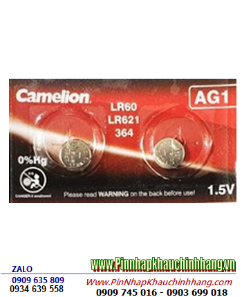 Camelion AG1, LR60, LR621 _Pin đồng hồ 1.5v Alkaline Camelion AG1, LR60, LR621 